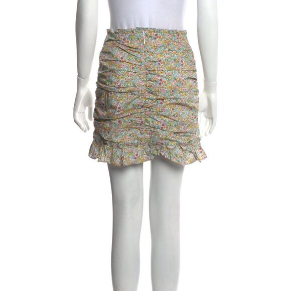 NWT For Love and Lemons Raleigh Mini Skirt in Blue - Picture 5 of 7